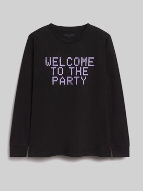 NEW🖤 Citizens of Humanity x Welcome to the party black long sleeve shirt $38